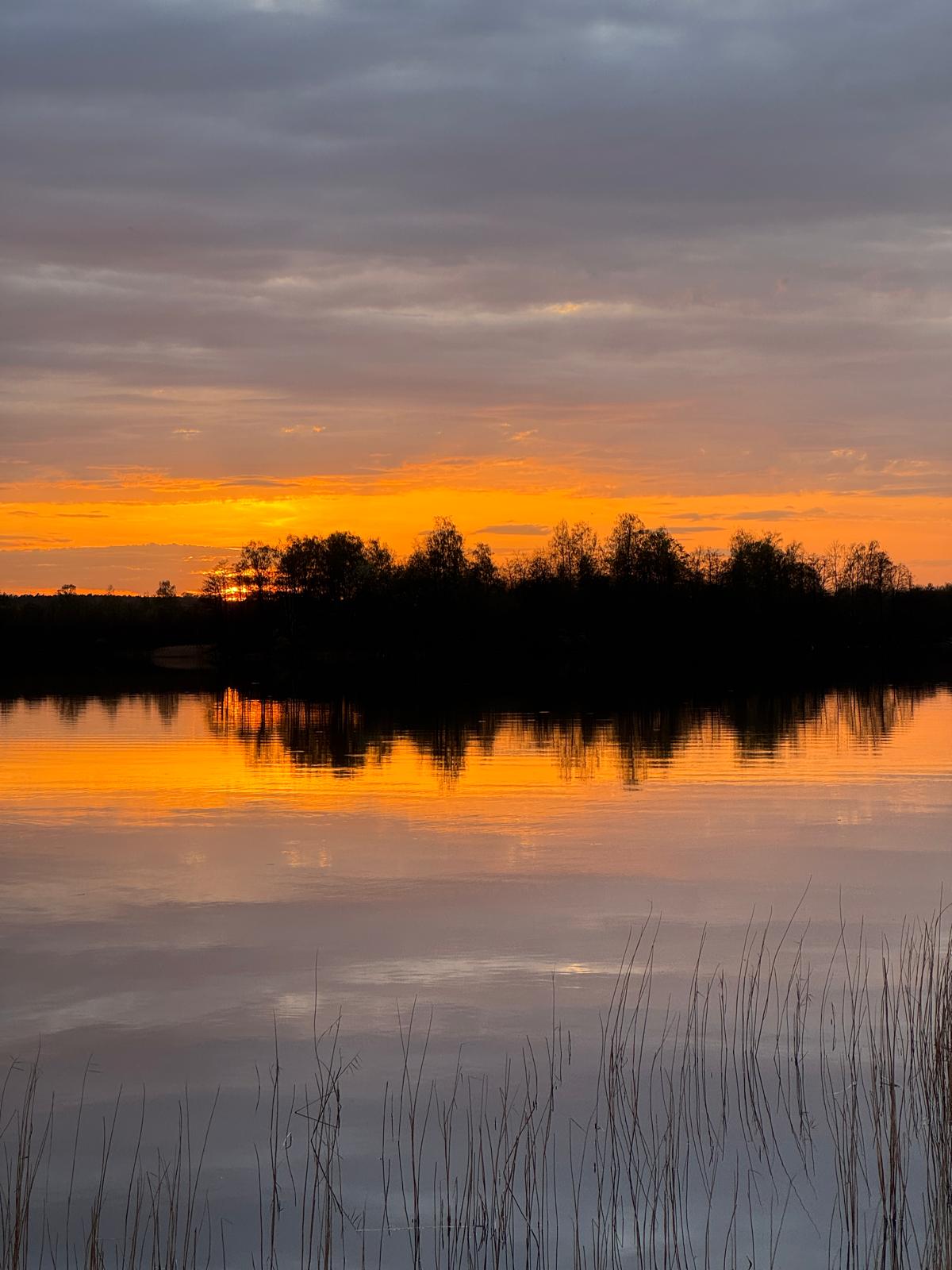 Sonnenuntergang am See