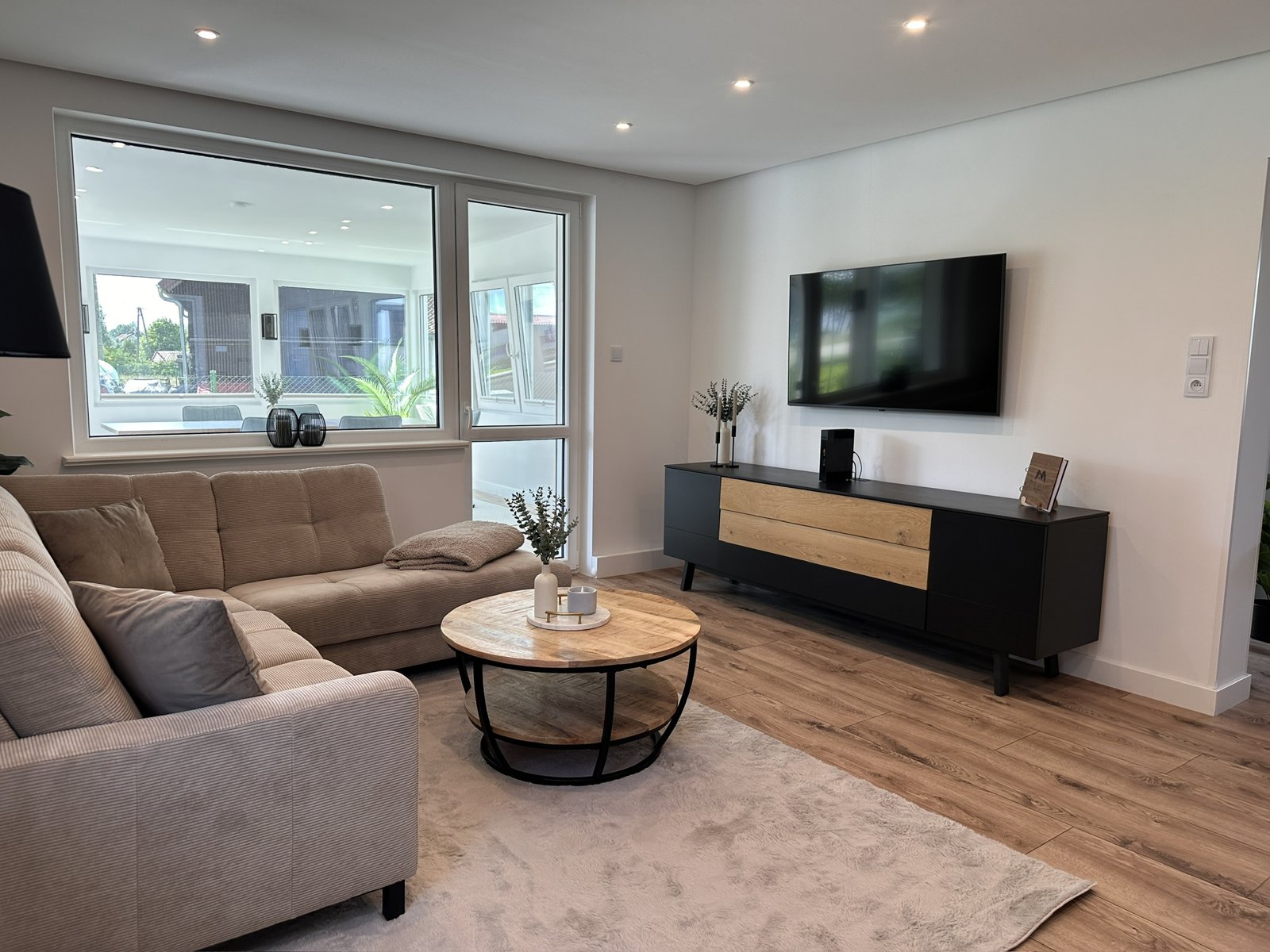 Wohnzimmer mit TV